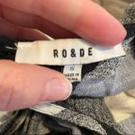 Ro & De  Blue White Plaid Bell Sleeve Blouse Womens S Preppy Casual Photo 4