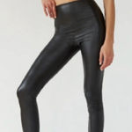Wilfred Black Faux Leather Leggings Photo 0