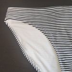Aerie Black and White Stripe Bikini Bottoms NWT Size Medium Full Coverage Bottom Photo 3