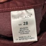 Just Black JBD  Denim Maroon Skinny Jeans- Size 29 Photo 4