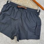 Nike Women's Cargo Cover Up Swim Shorts 3” Pull On Belted in Black S Photo 7