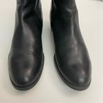 Lauren Ralph Lauren Boots Macelyn Riding Equestrian Leather Buckles Tall Black Silver Size 8.5 Photo 2