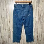 Paige ‎ Noella Straight Leg Denim Medium Wash Distressed Womens Size 27 Photo 4