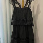 J.O.A. Ruffled Layer Black Dress Photo 2