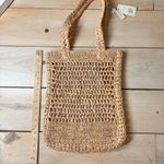 A New Day  NWT Women's Large Woven Straw Tote Bag Photo 3