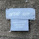 Aerie Women’s XS Merled Army Green Hi/Low Oversized Lightweight Pullover Photo 6