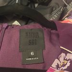 Anna Sui NWT  Y2K Purple Asymmetrical Silk Dress Photo 5