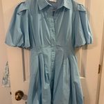 &merci Baby blue shirt dress Photo 2