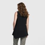 ALEMBIKA Essential Point Hem Tank Top In Black Size 6 Photo 1