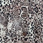 Chico's  Women's Cheetah Print Long Sleeve Button Up Blazer Jacket Brown‎ Size XL Photo 3