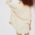 Aerie Corduroy Quarter Zip Shacket Pullover Top Sz small oversized Photo 1