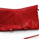 Vintage Lumured Red Sequined Slouchy Envelope Shoulder Bag Photo 2