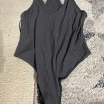 Free People NWOT grey bodysuit M Photo 3