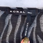 Koral Activewear Leap Zebra crop tank top size S small NWT Revolve Clothing Photo 5