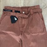 Paige  Women's Harper Jeans with Flutter Waistband Self Belt, Mocha, Size 34, NWT Photo 5