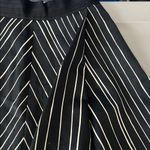 Alice + Olivia Striped Flare Mini Skirt Black/White Size 2 Photo 8