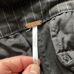 Free People  black pinstripe skinny high waisted pants, button fly Photo 2