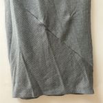H&M  | Grey Straight Dress Size 8 Mock Neck Short Sleeve Photo 3