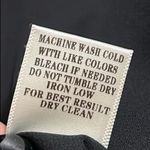 Love Riche  size large long sleeve black lace top v neck front & back sexy dainty Photo 9