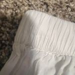 H&M Classic White Off-Shoulder Button Down Tunic Dress Size 4 Photo 4