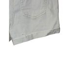 Hollister Womens Shorts 3" Mom Ultra High-Rise Cuffed Hem Denim White Sz.16 NWT Photo 8