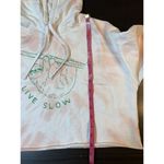 Pura Vida Sloth Hoodie Women's Small DIY Crop Top Live Slow Coastal Sweatshirt Photo 6