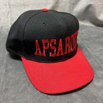 Vintage Apsaroke Snapback Hat Crow Native American Black‎ Red Otto Cap Black Photo 8