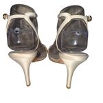 Nina Women's Gold Slingback Heeled Sandals Size 8M Party/Cocktail Photo 4