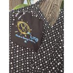 Blue Life  Black & White Polka Dot Lace-Up Dress – Size M Photo 5