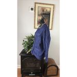 Ruby Rd  Blazer 16 Purple Textured Fabric Long Sleeves Women Jacket Open Front Photo 4