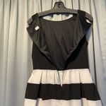 B. Smart  Semi-Formal Black & White Stripped Dress- Size 7/8 Photo 4