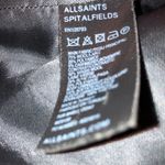 ALLSAINTS  Wool Alpaca Blend Fur Shield Coat Size 6 Italian Cloth Photo 2