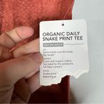 Athleta  NWT Organic Daily Snake Print Tee Size Small Photo 4