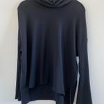 Free People Movement Black Can’t Handle This Turtleneck Ribbed Shirt Size M Size M Photo 4