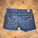 American Eagle  cuffed dark wash 100% cotton jeans Photo 1