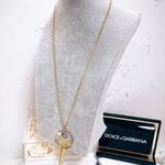 Dolce & Gabbana Authentic RARE Vintage Large Gold Y2K Key Necklace Photo 2