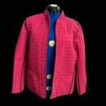 NAPA VALLEY Pink &‎ Black Zipper Quilted Style Jacket Size XL Photo 9