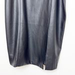 EXPRESS NWT Body Contour Faux Leather Cami Midi Black Dress Size XL Photo 3