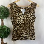 Joseph Ribkoff  Leopard Animal Print Sleeveless Tank Top 10 Photo 1