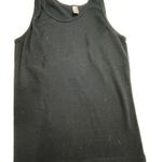 American Apparel  Large Classic Girl Black Cotton Tank Top 71b Photo 0