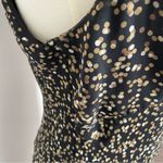 Vintage Midi Dress Polka Dots Stretchy Y2K Whimsigoth Grunge Fairygoth Fairy Black Size 14 Photo 5