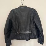 Leather Motorcycle Jacket Size M Photo 4
