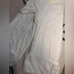 Farm Rio  Off-Shoulder Lace Jumpsuit in White Photo 9