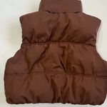 puffer vest Brown Size XS Photo 2