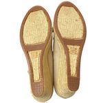 J.Crew Seville Espadrille Wedges Tan Beige Color Canvas Size 12 Photo 6