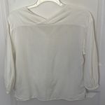 Earth Music & Ecology Off White Flowy Top Large Photo 1