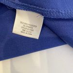 Francesca’s Mi Ami Blue Embroidered Midi Dress NWT Sz L Fit & Flare Stretch Size L Photo 8