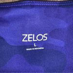 Zelos  Motion Below Ankle Leggings Purple Camouflage Print Size Large Photo 2