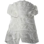 ZARA  Dress Womens Small White Tunic High Neck Ruched Mini Elegant‎ Photo 5