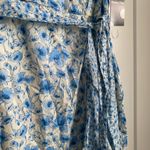 Maison Tara Sleeveless Mixed Bluebell Print Wrap Maxi Dress New Multiple Size 14 Photo 4